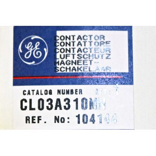 General Electric CL03A310MN magnetischer Schutzschalter -OVP/unused-