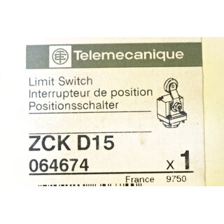 Telemecanique ZCK D15 Limit Switch -OVP/unused-