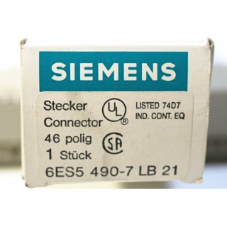 Siemens Stecker 46 Polig 6ES5490-7 LB21 -Neu
