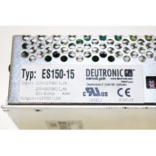 Deutronic Power Supply ES150-15 -Gebraucht/Used