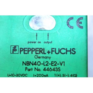 Pepperl+Fuchs NBN40-L2-E2-V1-Gebraucht/Used