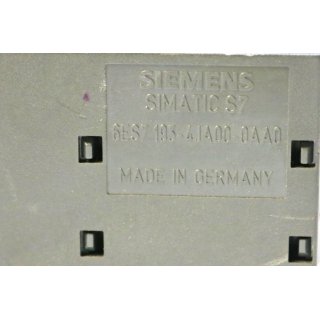 SIEMENS Simatic 6ES 193-4JA00-0AA0- Gebraucht/Used