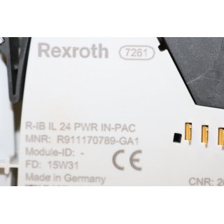 REXROTH R-IB IL 24 PWR IN-PAC- Gebraucht/Used