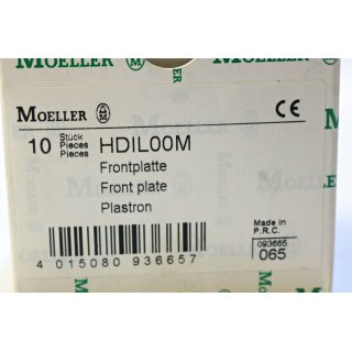 MLLER Frontplatten HDIL00M ( 10 Stck)- NEU