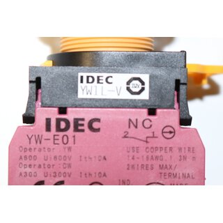 IDEC YW1L-V4E01Q4R Not-Aus-Schalter -unused-