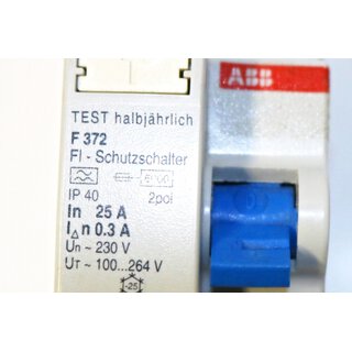 ABB F 372 25A  FI-Schutzschalter -used-