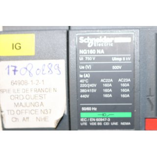 Schneider Electric NG160NA -Lasttrennschalter- Gebraucht/Used