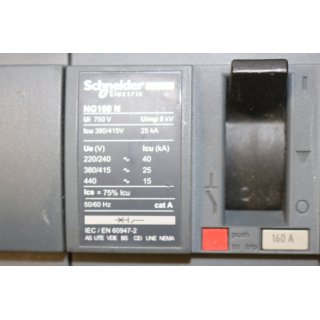 Schneider Electric NG160N -Lasttrennschalter- Gebraucht/Used