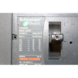 Schneider Electric NSX250F -Grundschalter- Gebraucht/Used