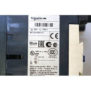 Schneider Electric Leistungsschutz LP1D65008DC- Gebraucht/Used