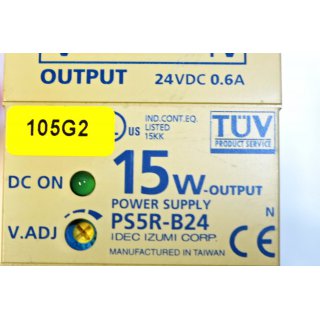 IDEC Power Supply 15W PS5R-B24 -Gebraucht/Used