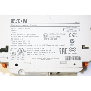 EATON Motorstarter EMS-D0-T-9-24VDC -Neu