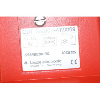 Leuze Datenlichtschranke ODT 2/200.1-4111 X169- Gebraucht/Used