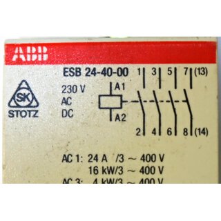 ABB ESB 24-40-00 Installationsschtz -used-