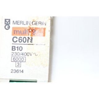 Merlin Gerin Multi9 C60N B10- Gebraucht/Used
