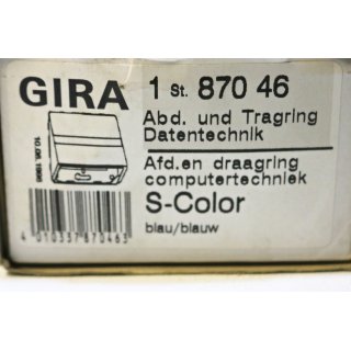 GIRA Abdeckung und Tragring Datentechnik 870 46- NEU