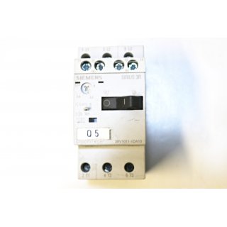 SIEMENS Leistungsschalter 3RV1011-1DA10- Gebraucht/Used