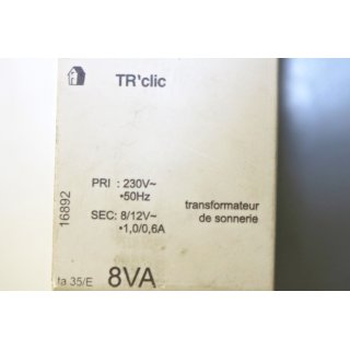 Schneider Electric transformator TRclic 8-12V- Gebraucht/Used