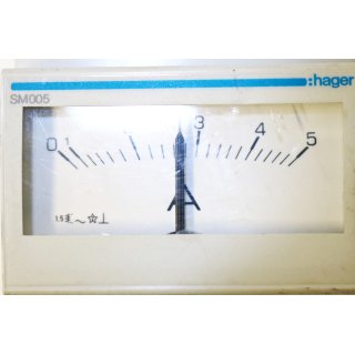 Hager Ampermeter SM005- Gebraucht/Used