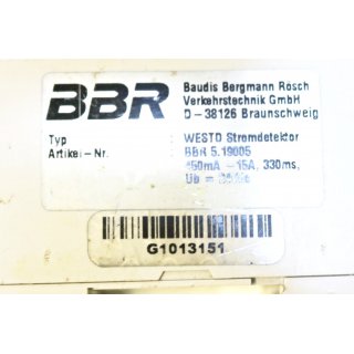BBR Stromdetektor 5.19005- Gebraucht/Used