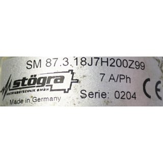 STÖGRA SM87.3.18J7M200299 7 A /Phase  gebraucht/used