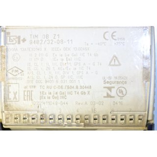 Stahl Temperatur Input Modul 9482/32-08-11- Gebraucht/Used