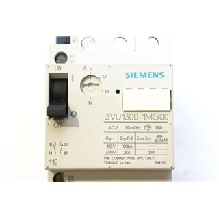 Siemens 3VU1300-1MG00 Motorschutzschlater -unused-