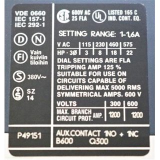 Siemens  3VU1300-1MG00  Schutzschalter