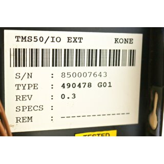 KONE TMS50/IO EXT Aufzugsteuerungsmodul -used-