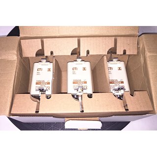 ETI NH-NV3I 100 kVA gTr 400V 144A Sicherundeinstze -OVP/unused-