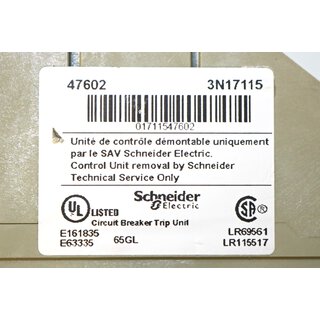 Schneider 47602 3N17115 Micrologic5.0 - Gebraucht/Used