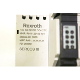Rexroth R-IL S3 BK DI8 DO4 2TX- Gebraucht/Used