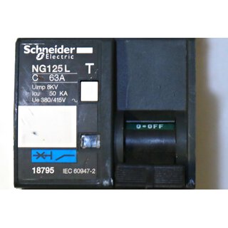 Schneider Electric Leistungsschalter NG125L T- Used