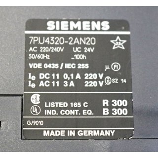 Siemens 7PU4320-2AN20 Multifunktionsrelais -used-