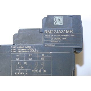 Schneider Electric Strom-berwachungsrelais RM22JA31MR- Used