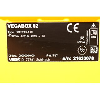 VEGA Vegabox 02 BOX02.XXAXX -unused-