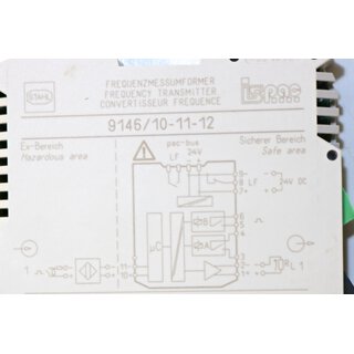 R. STAHL 9146/10-11-12 Frequenzmessumformer -used-