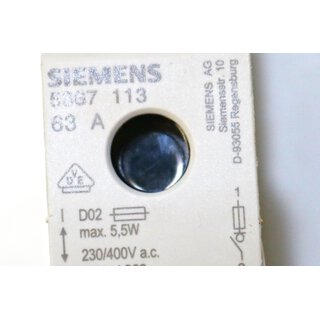 SIEMENS Lasttrennschalter 5SG7 113- Gebraucht/Used