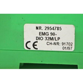 PHNIX CONTACT EMG 90-DIO32M/LP- Gebraucht/Used
