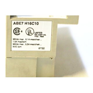 Telemecanique Anschlussklemmblock ABE7 H16C10- Used