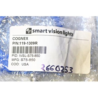 Cognex smart vision lights S75-850- Unused
