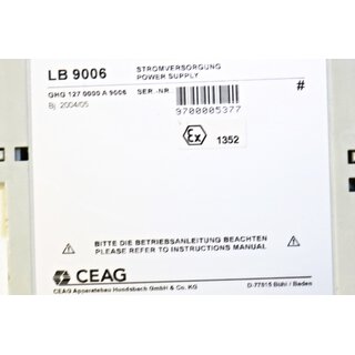 CEAG LB 9006 GHG-127-0000-A-9006 Stromversorgung -used-