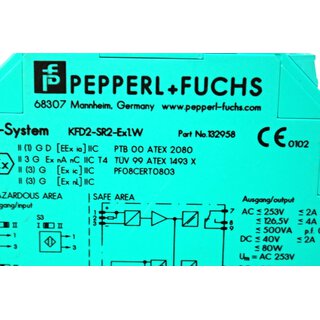 PEPPERL+FUCHS KFD2-2R2-Ex1.W Schaltverstrker 132958 -used-