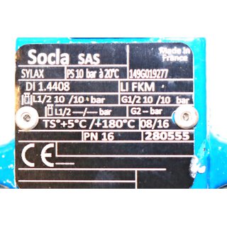 SOCLA SYLAX 149G019277 DN65 PN16 Absperrklappe -used-