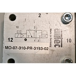 Airtec mo-07-310-PR-3143-02 + 23-SP-011-1-712 Ventilsteuerung -used-