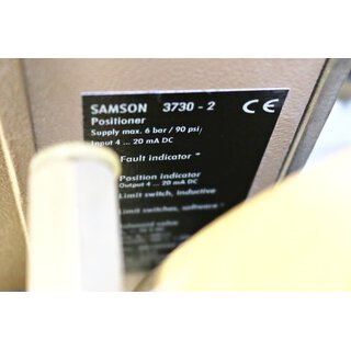 SAMSON  Positioner 3730 Winkelregelventil 3347-4471-02- Used