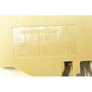 Weidmller DK 4Q/32 Reihenklemme 75 Stck -OVP/unused-
