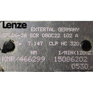Lenze Getriebe GFL06-2A SCR 080C22 102A