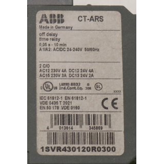 ABB CT-ARS 1SVR430120R0300 - Used