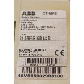 ABB CT-MFE 1SVR550029R8100 - Used